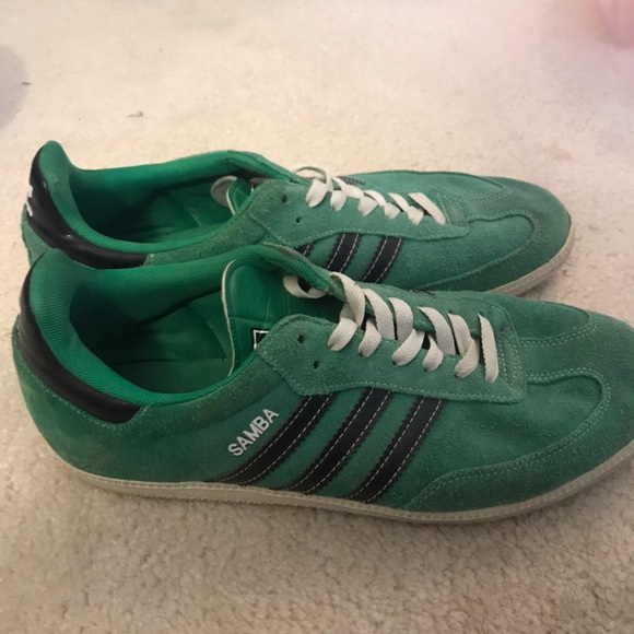 adidas samba suede green